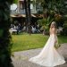 a bride walking